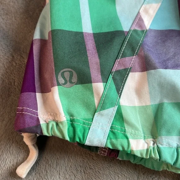 🎯Lululemon Tracker Skort Skirt Foxy Plaid Size 4 - Picture 8 of 12